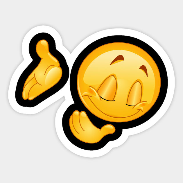 Bowing Down Emoji Emoticon Emoji Sticker Teepublic